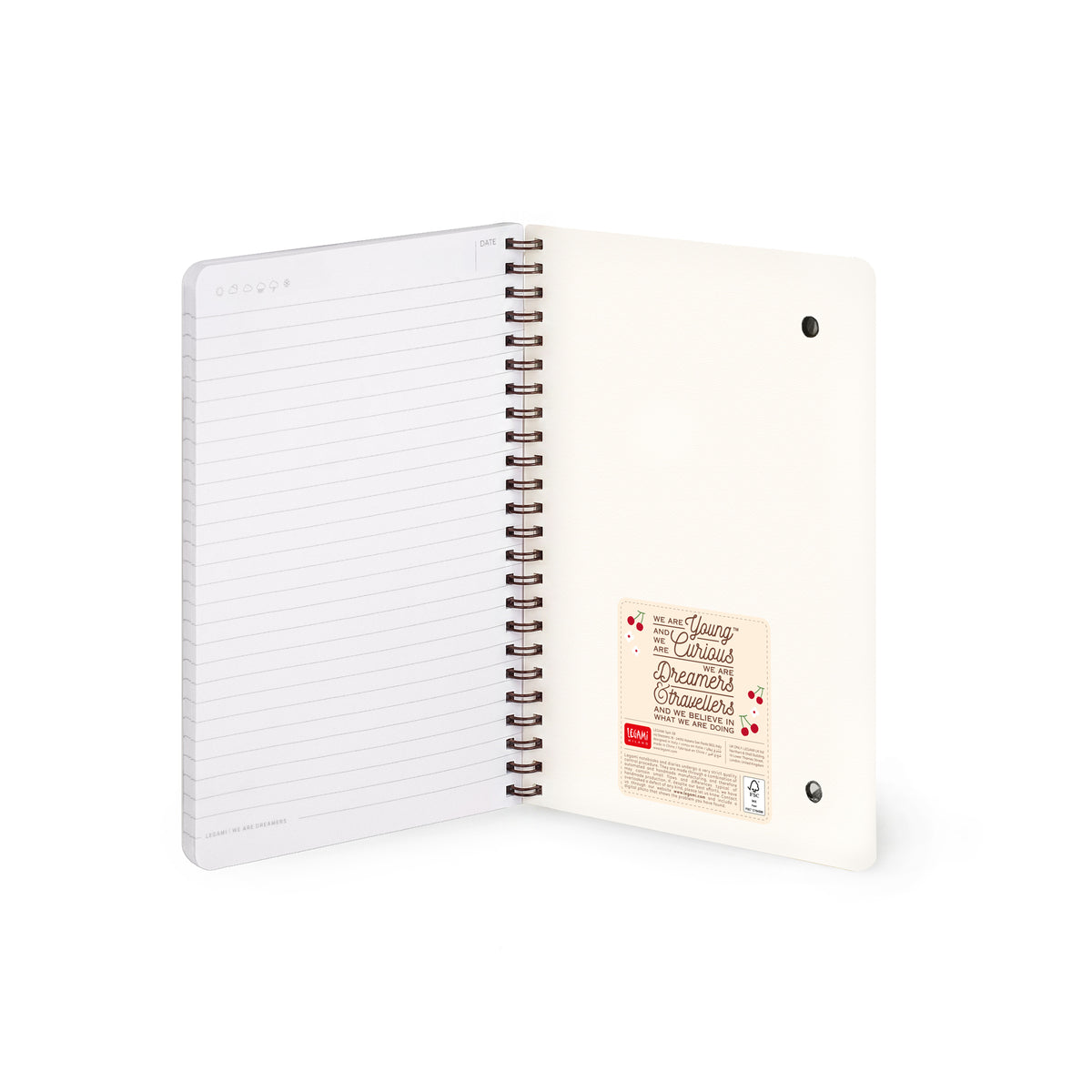 Cahier Ligné A5 Spirale - Teddy Bear