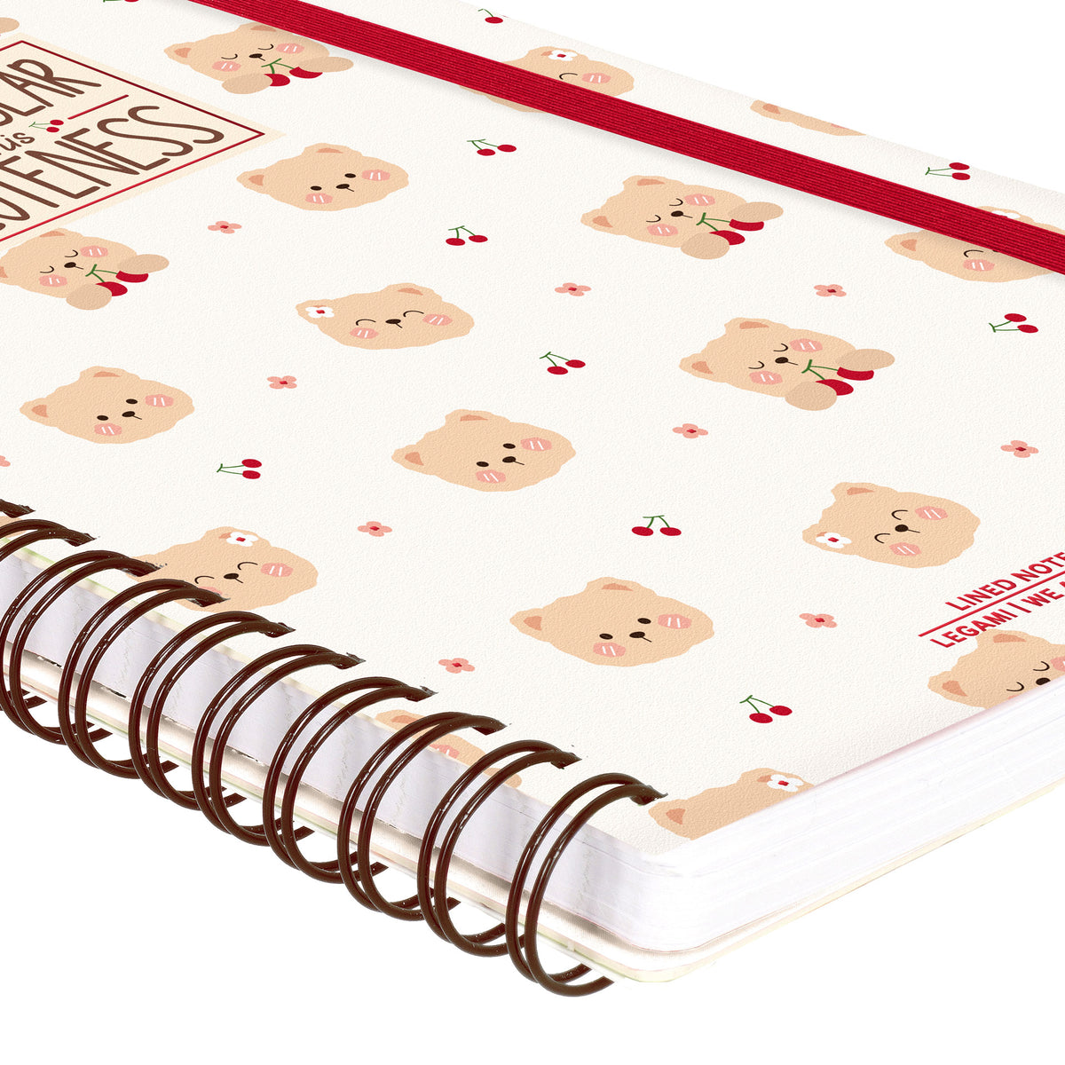 Cahier Ligné A5 Spirale - Teddy Bear
