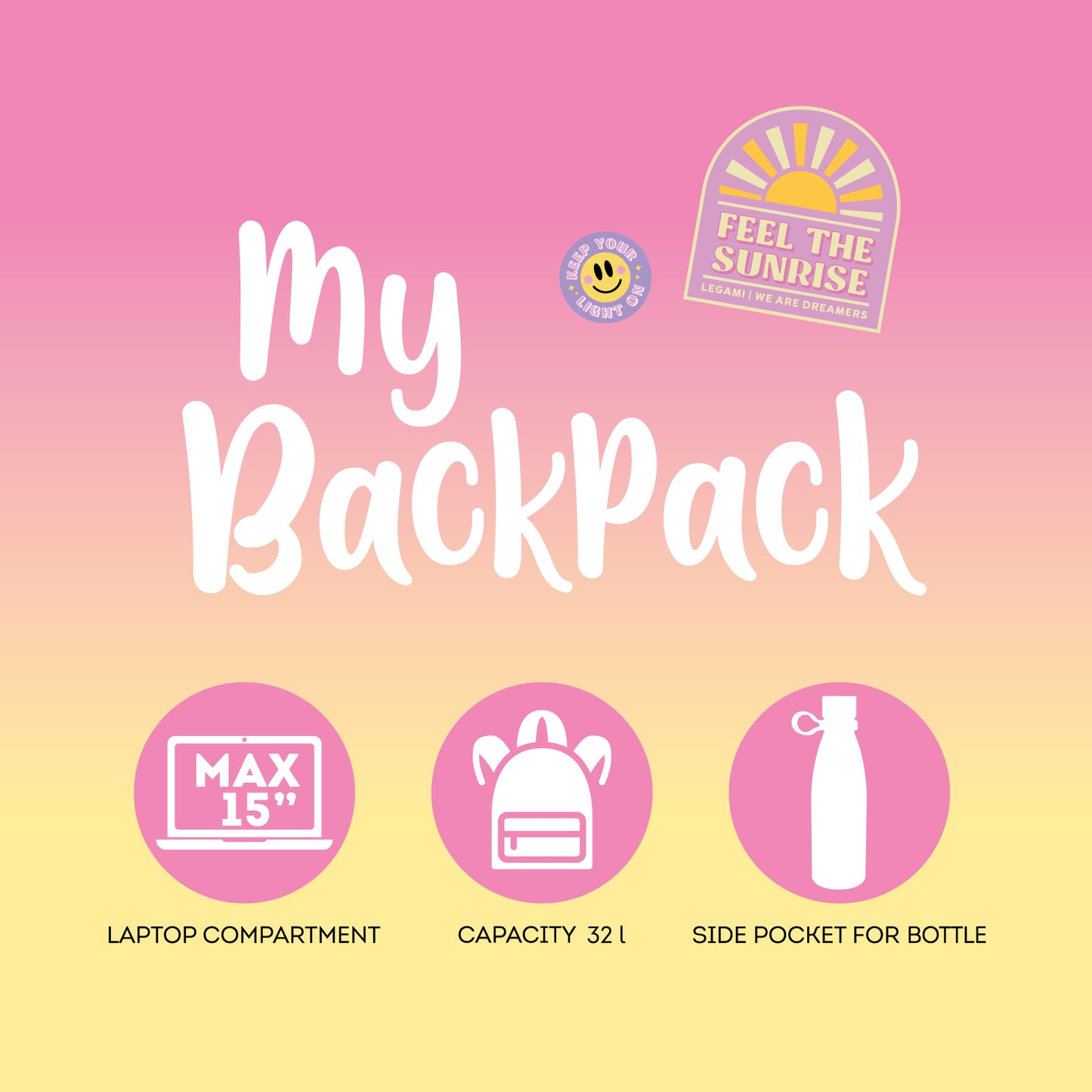 Sac à Dos - My Backpack - Sunrise Lover