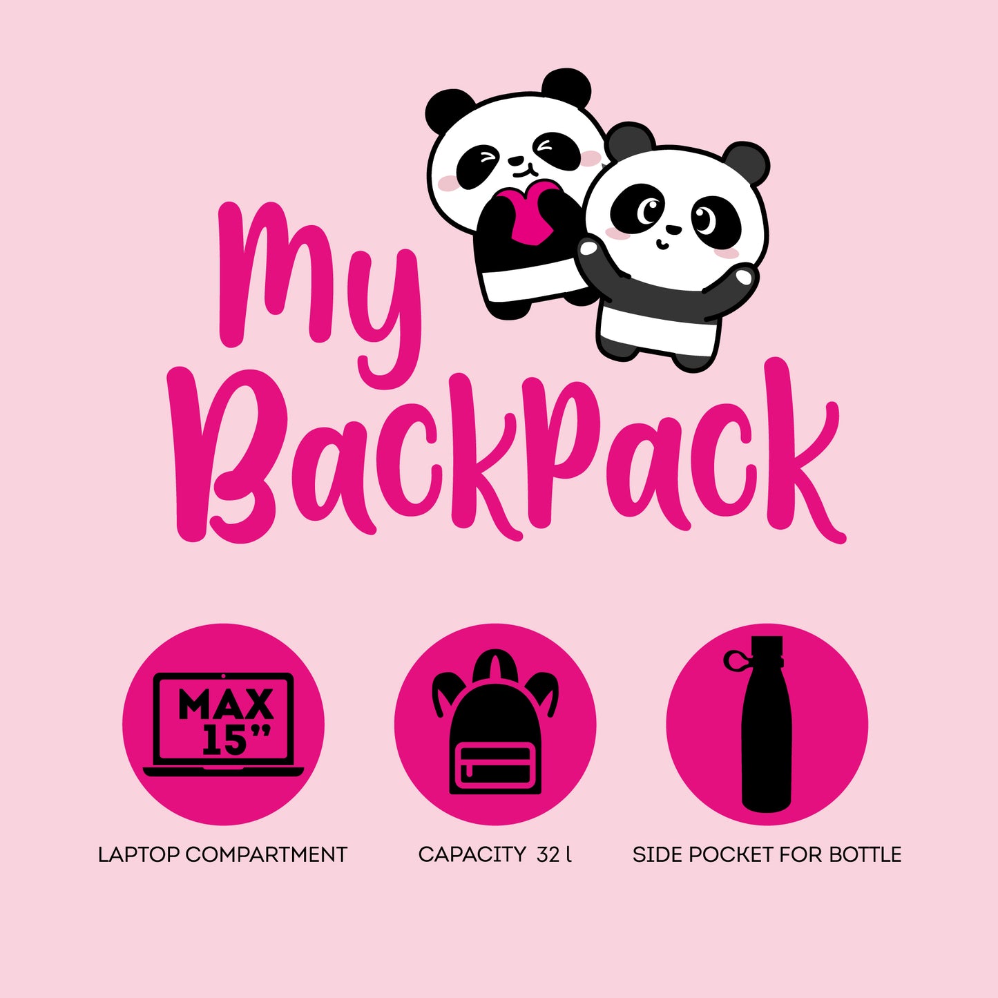 Sac à Dos - My Backpack - Panda