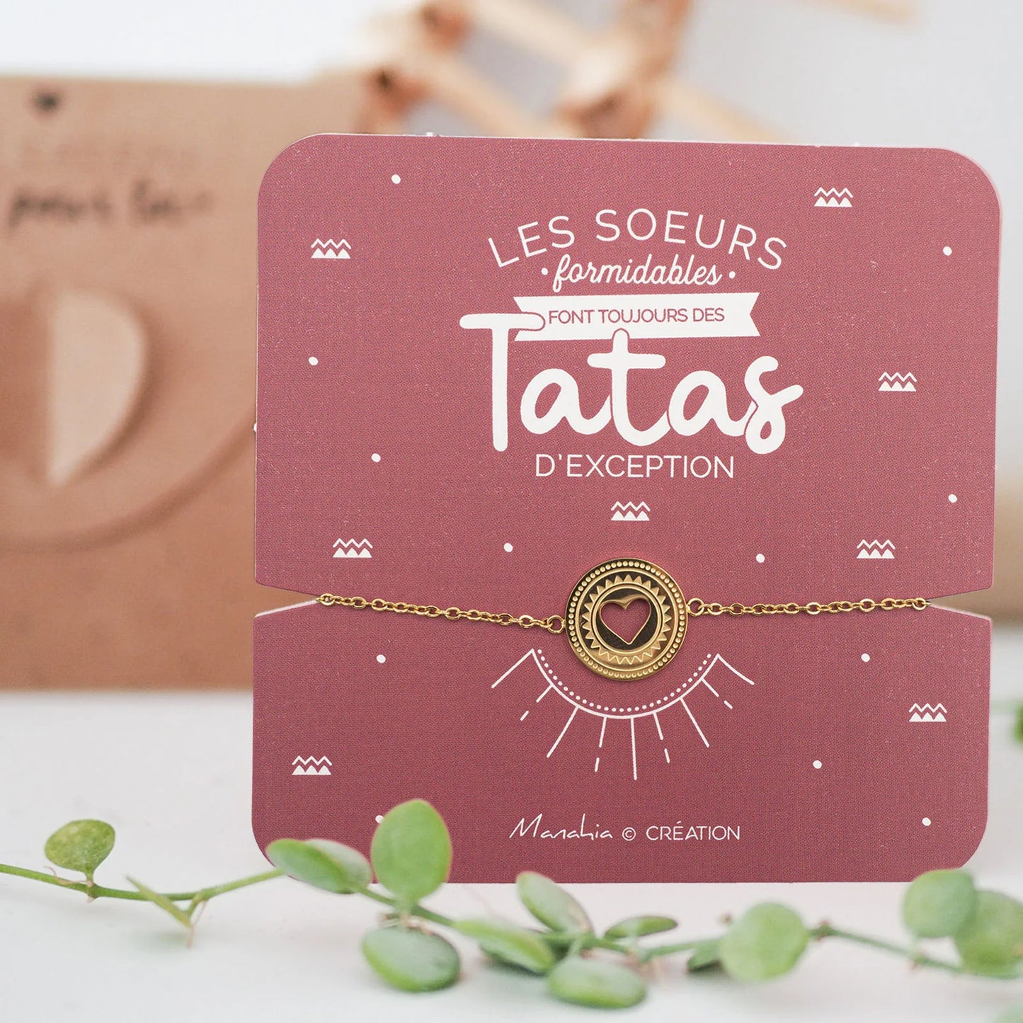 Bracelet "Les soeurs formidables font toujours des tatas d'exception"