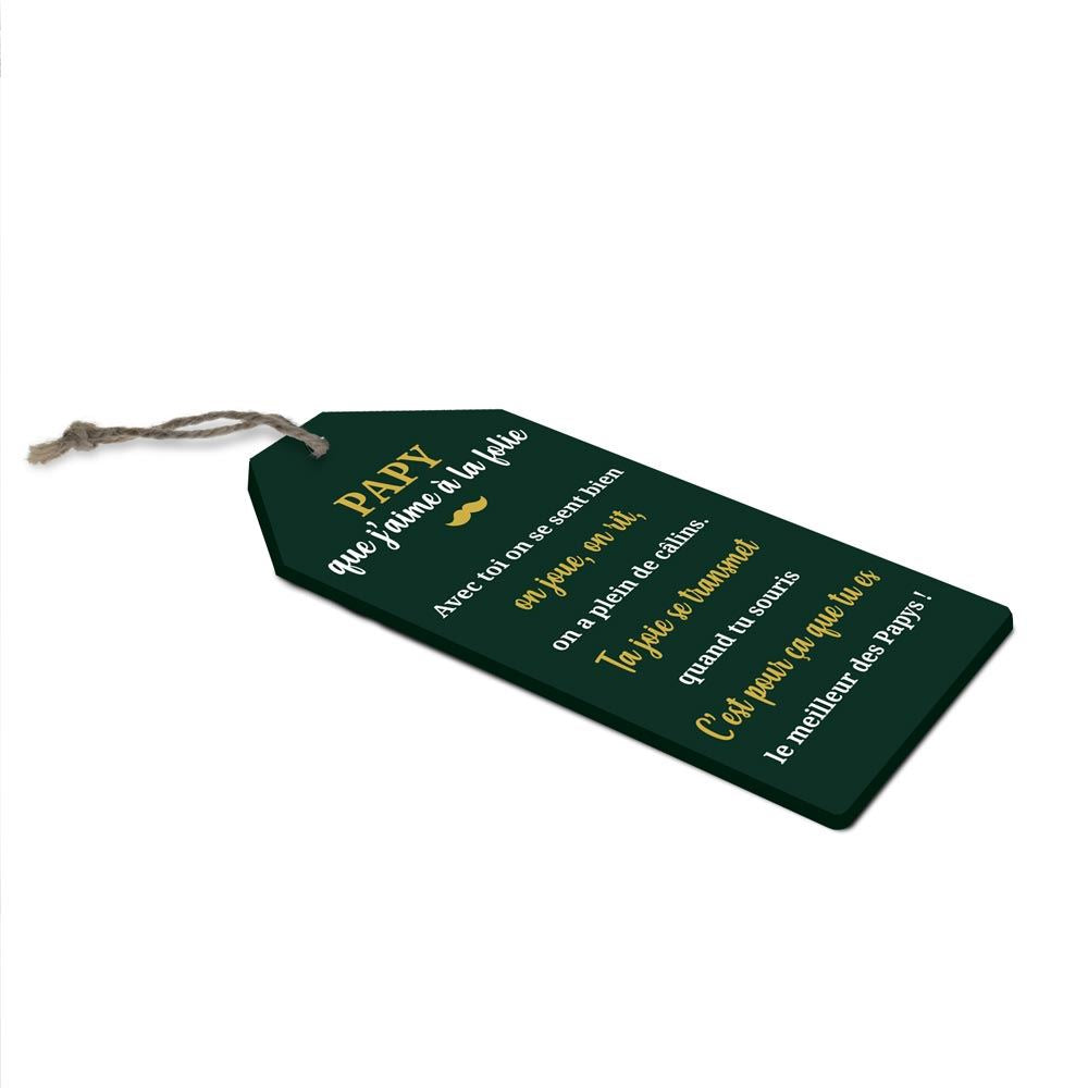 Plaque Bois "Papy que J'aime"