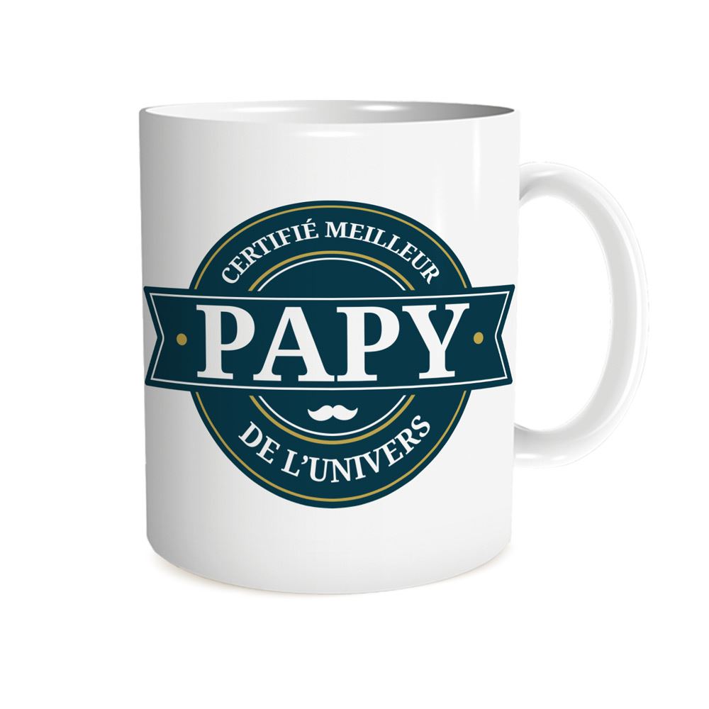 Mug "Certifié Meilleur Papy"