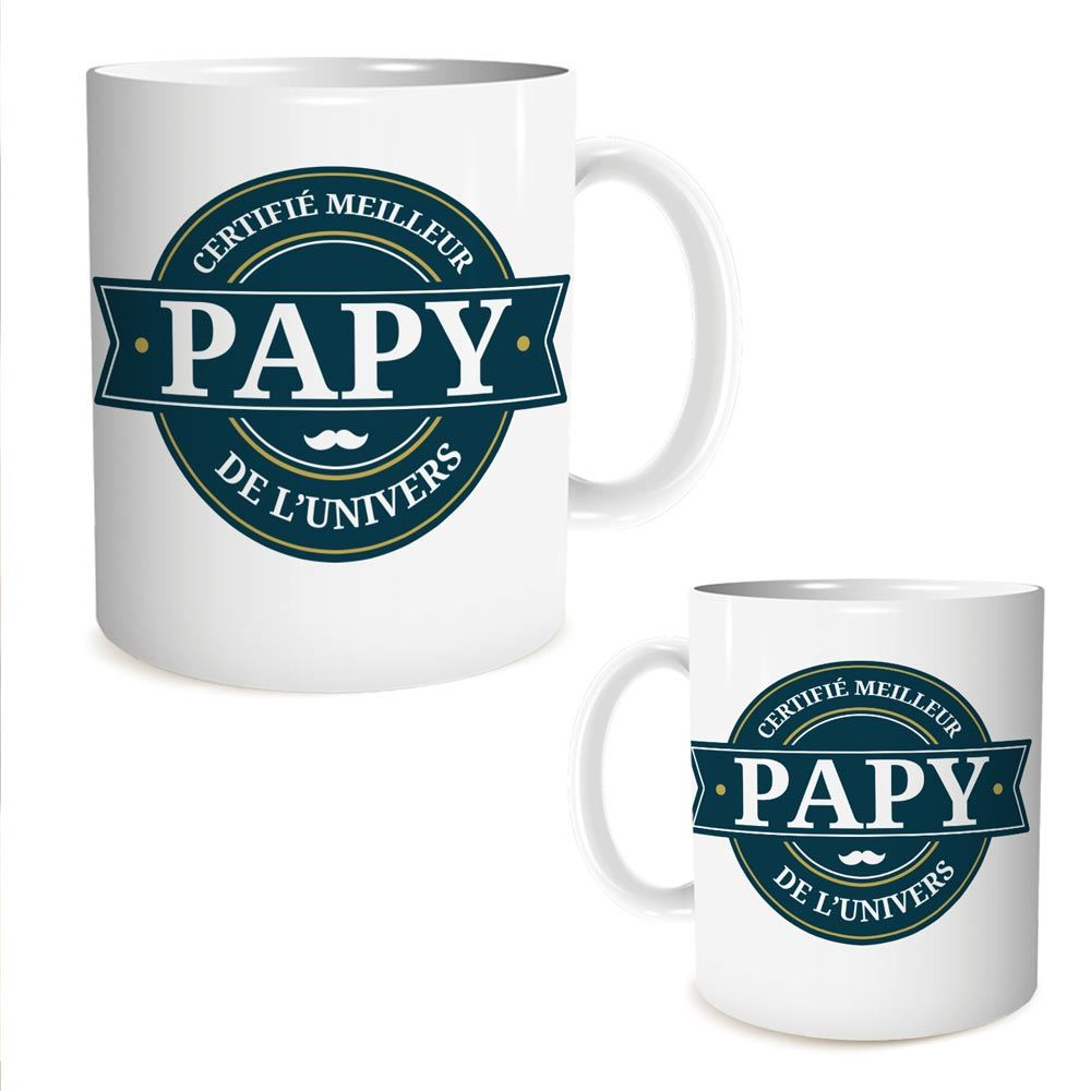 Mug "Certifié Meilleur Papy"