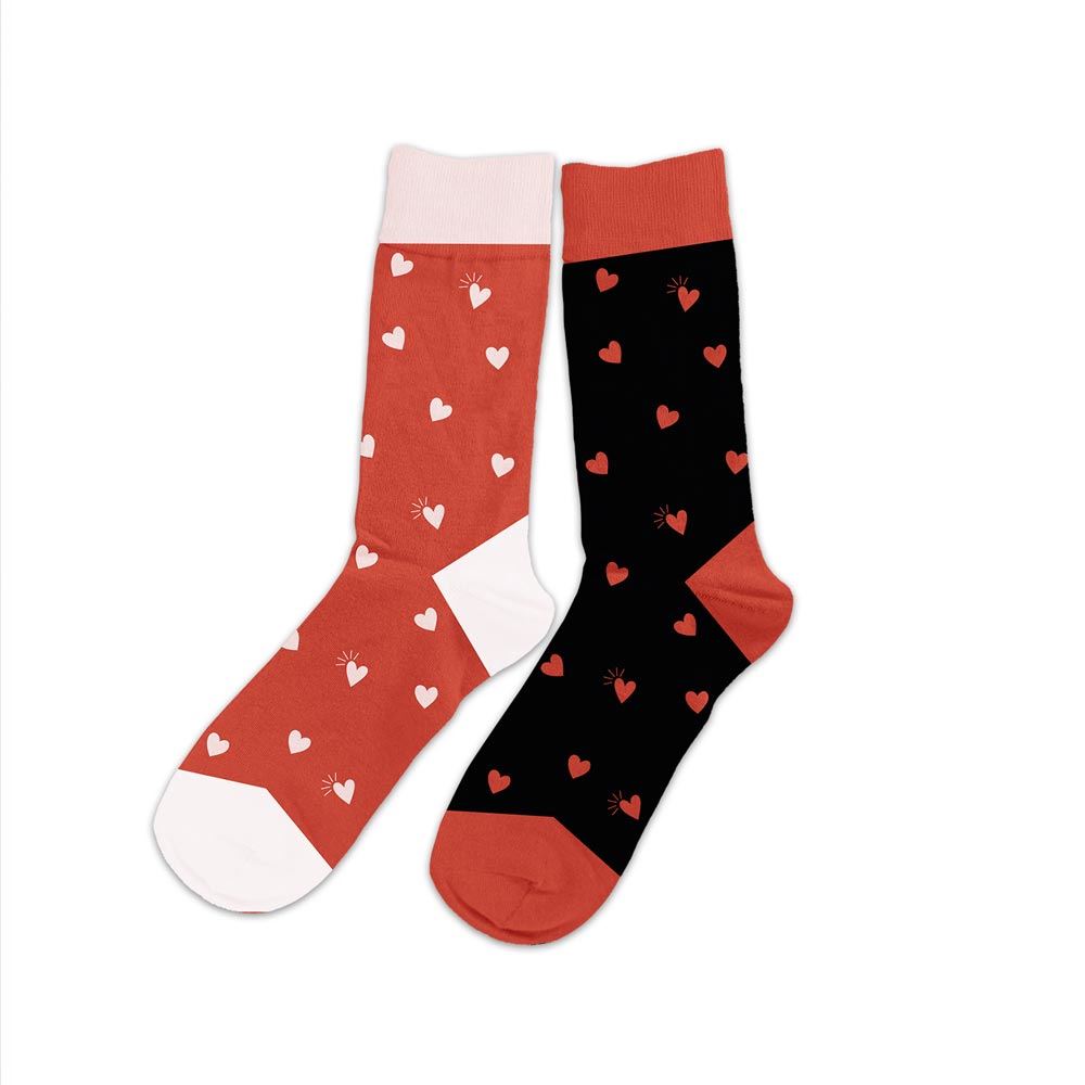 Chaussettes dépareillées Amour 36-42