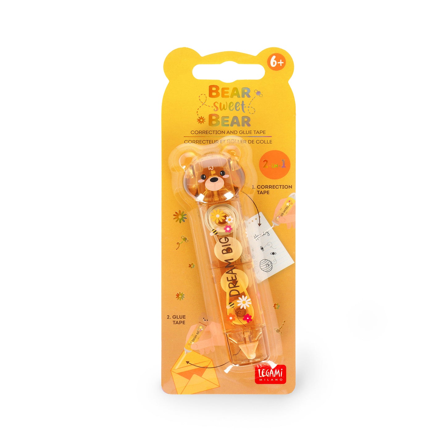 Ruban Correcteur / Colle 2en1 - Teddy Bear