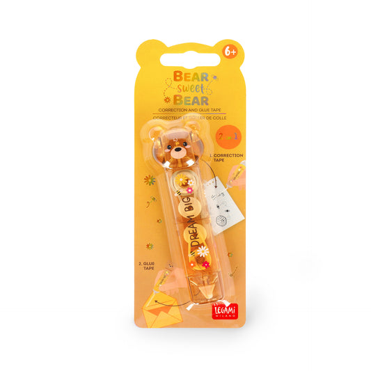 Ruban Correcteur / Colle 2en1 - Teddy Bear
