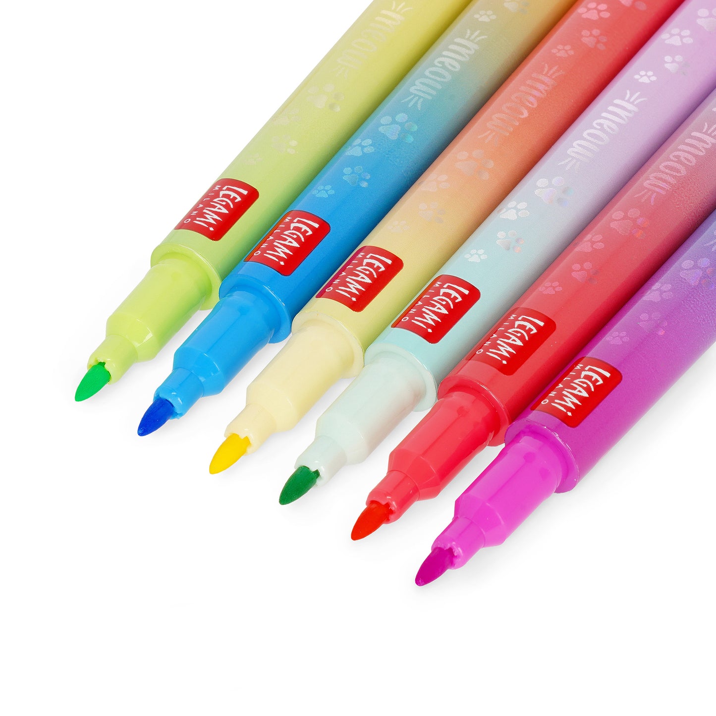 Set 6 feutres double pointe avec couleurs réinscriptibles