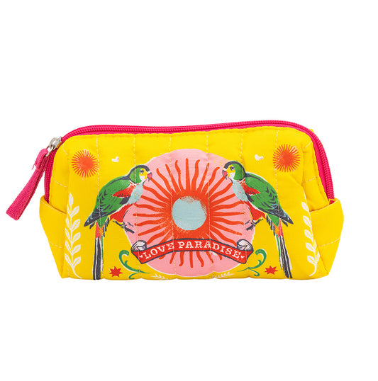 Petite Trousse matelassée Perroquets