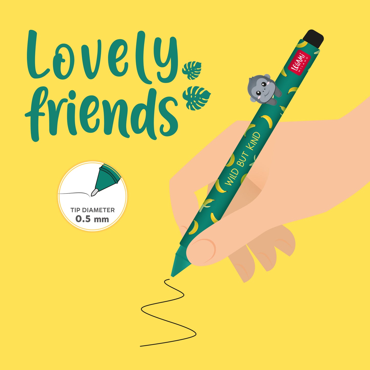 Stylo Lovely friends Gorille