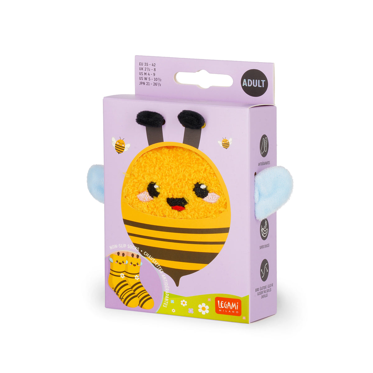 Chaussettes Antidérapantes Abeille ADULTE