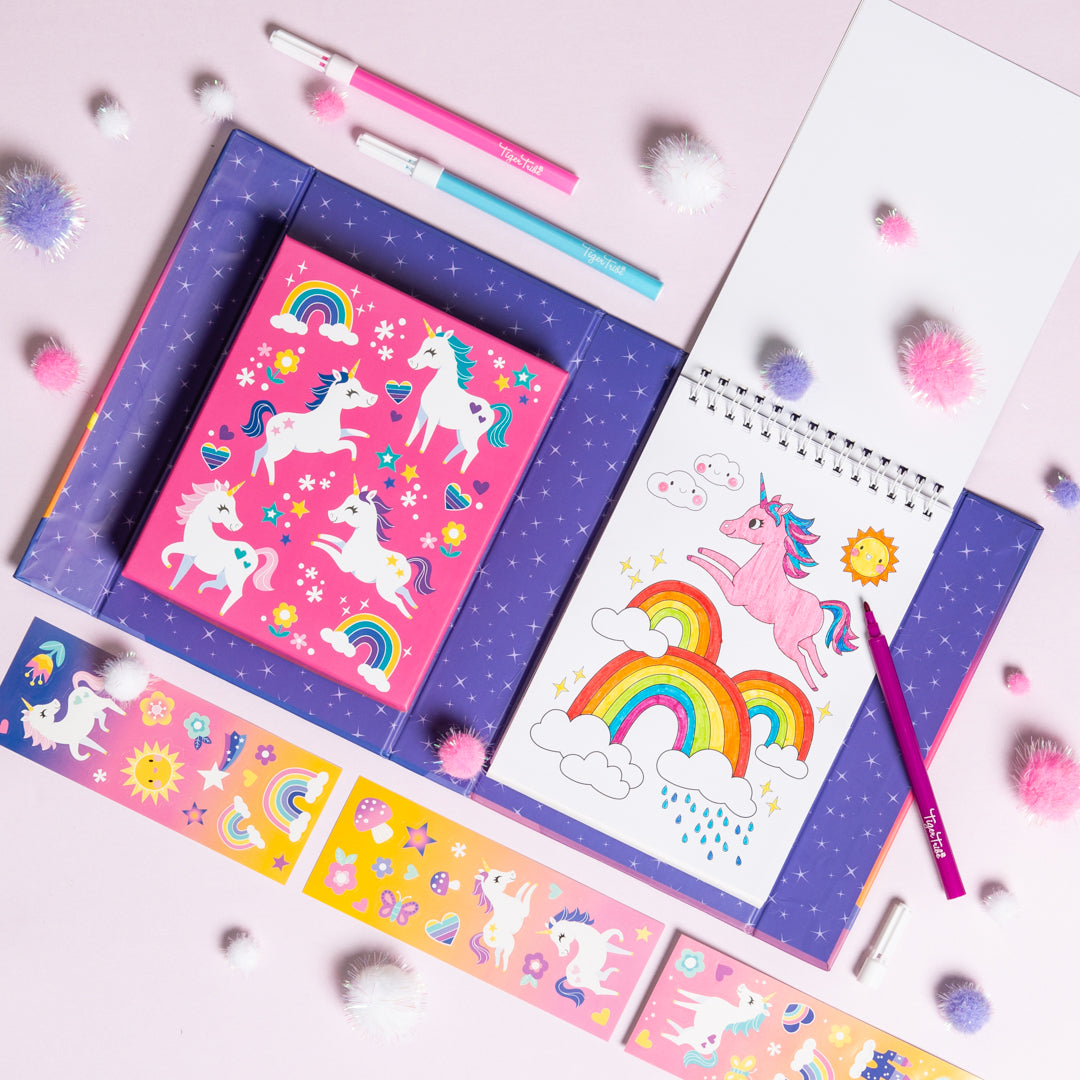 Set de coloriage Magie des Licornes