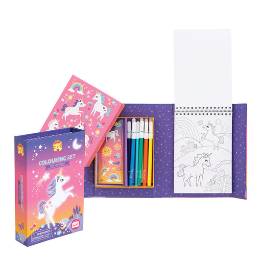 Set de coloriage Magie des Licornes