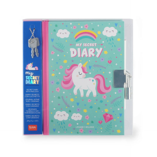 Journal Intime avec Cadenas - Licorne