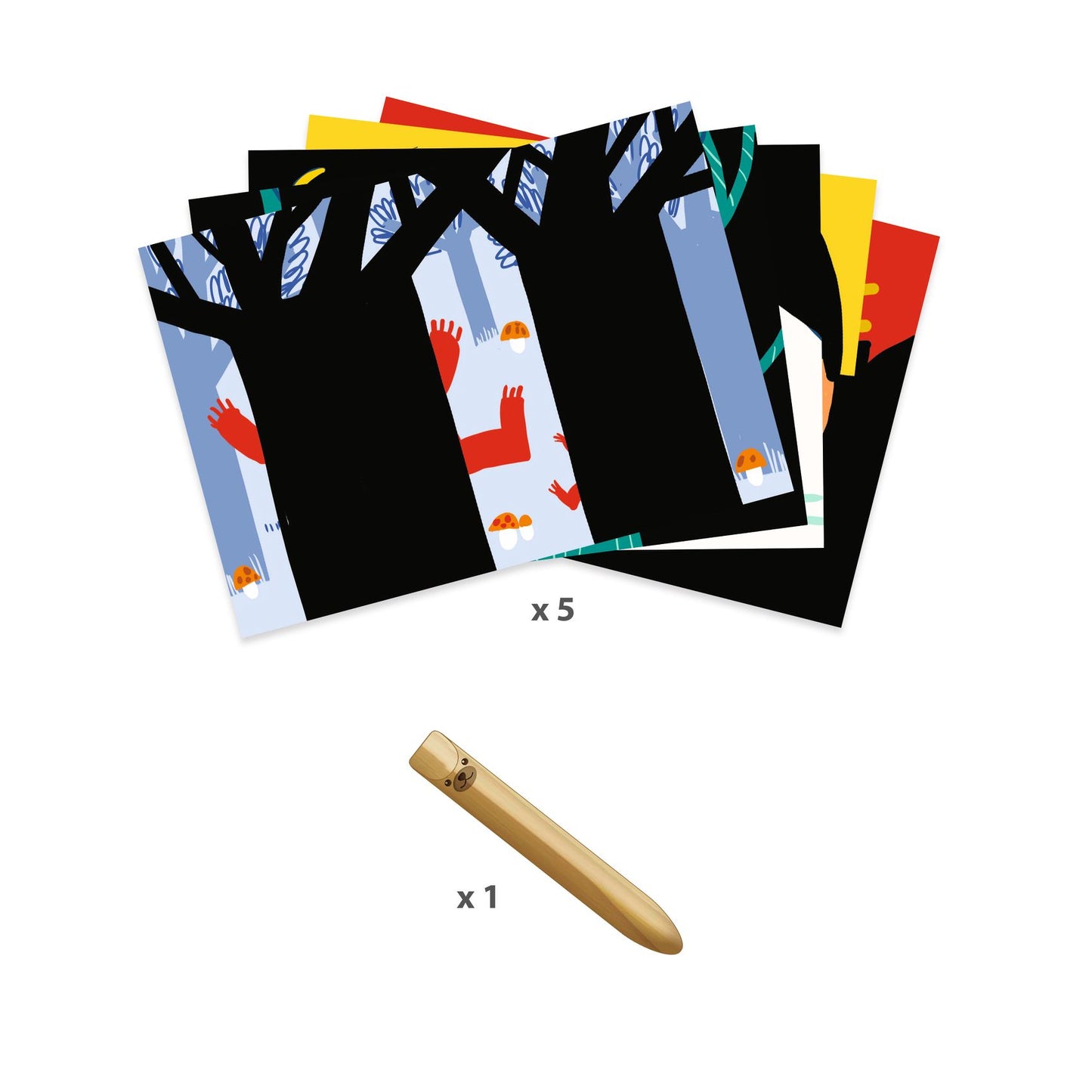 Cartes à gratter - Animaux à découvrir