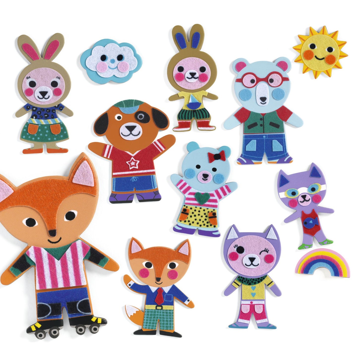 DIY Magnets Funky family