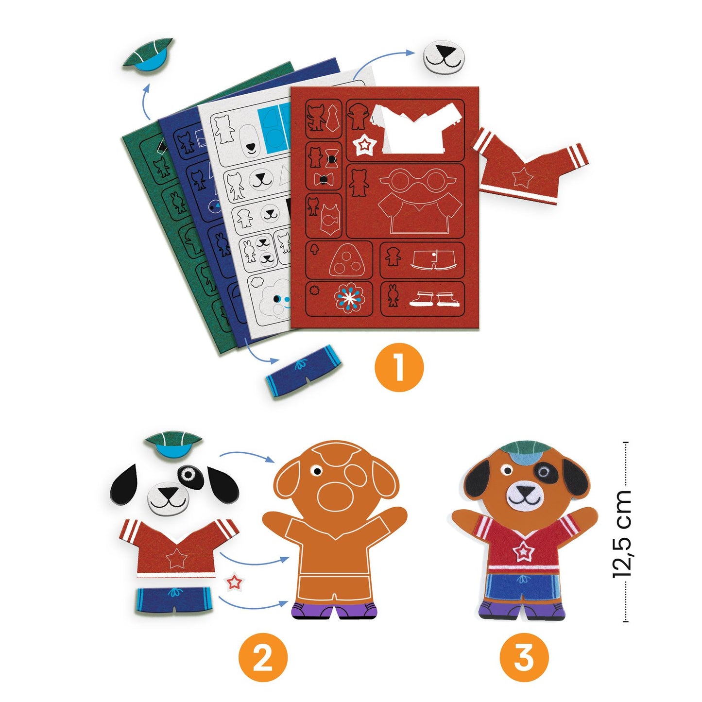 DIY Magnets Funky family