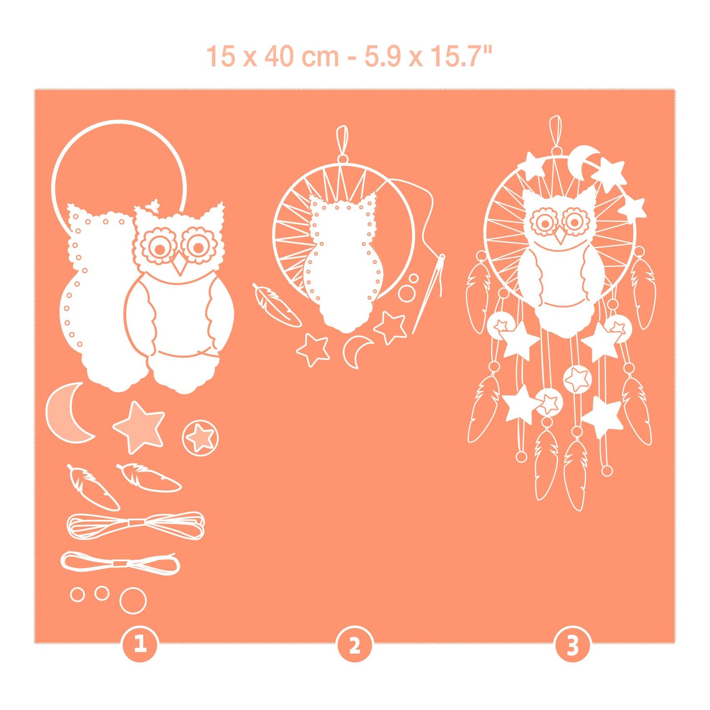 DIY Attrape rêves Golden chouette