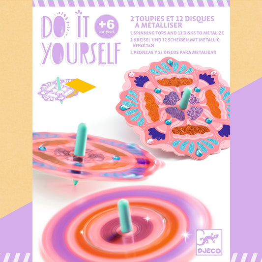 DIY Toupies Flower Power