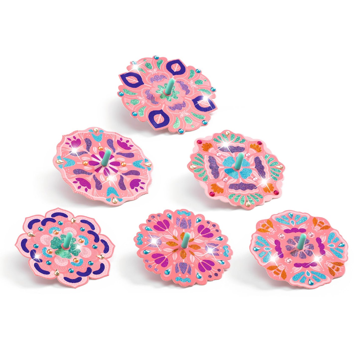 DIY Toupies Flower Power