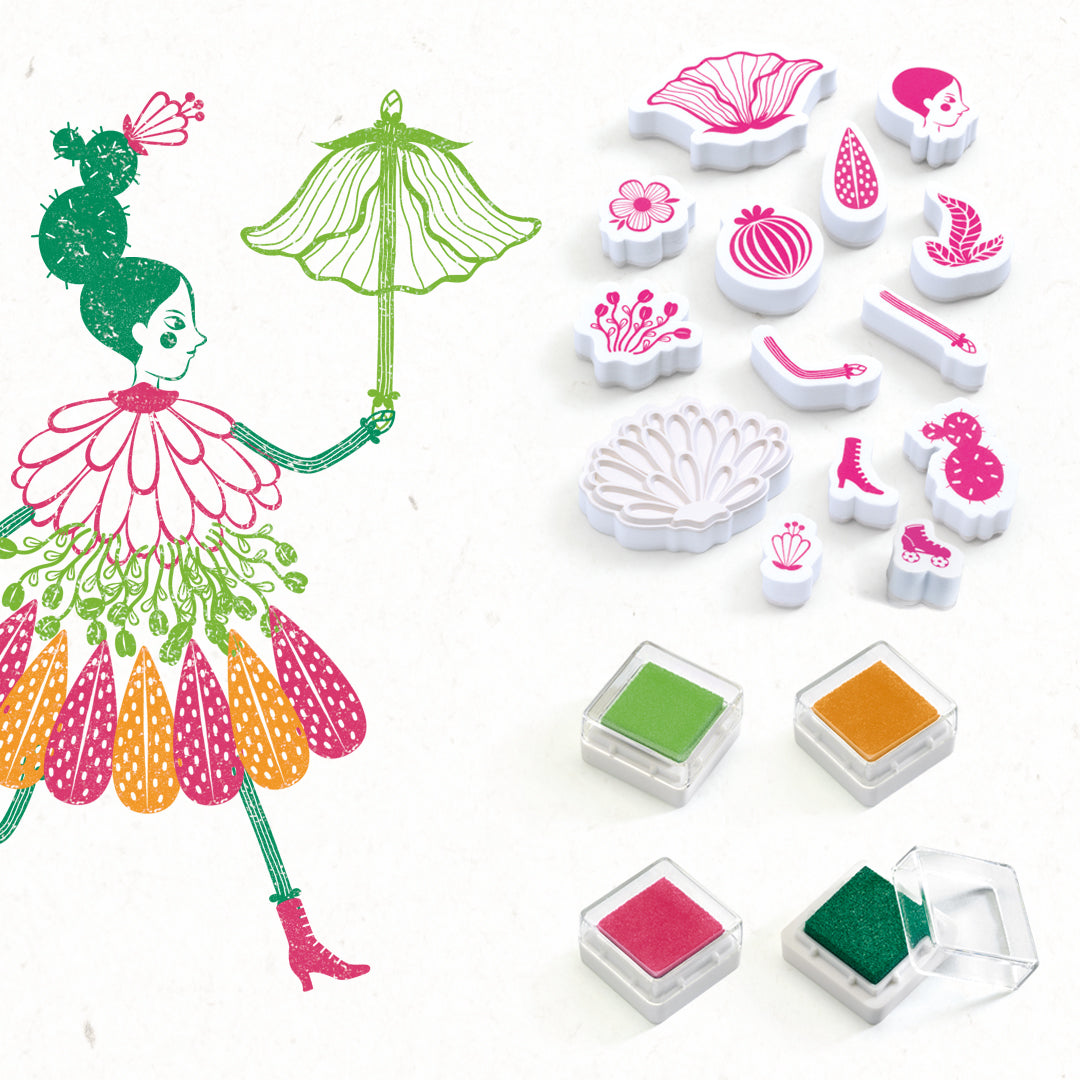 Tampons Mix&Match Flower girls