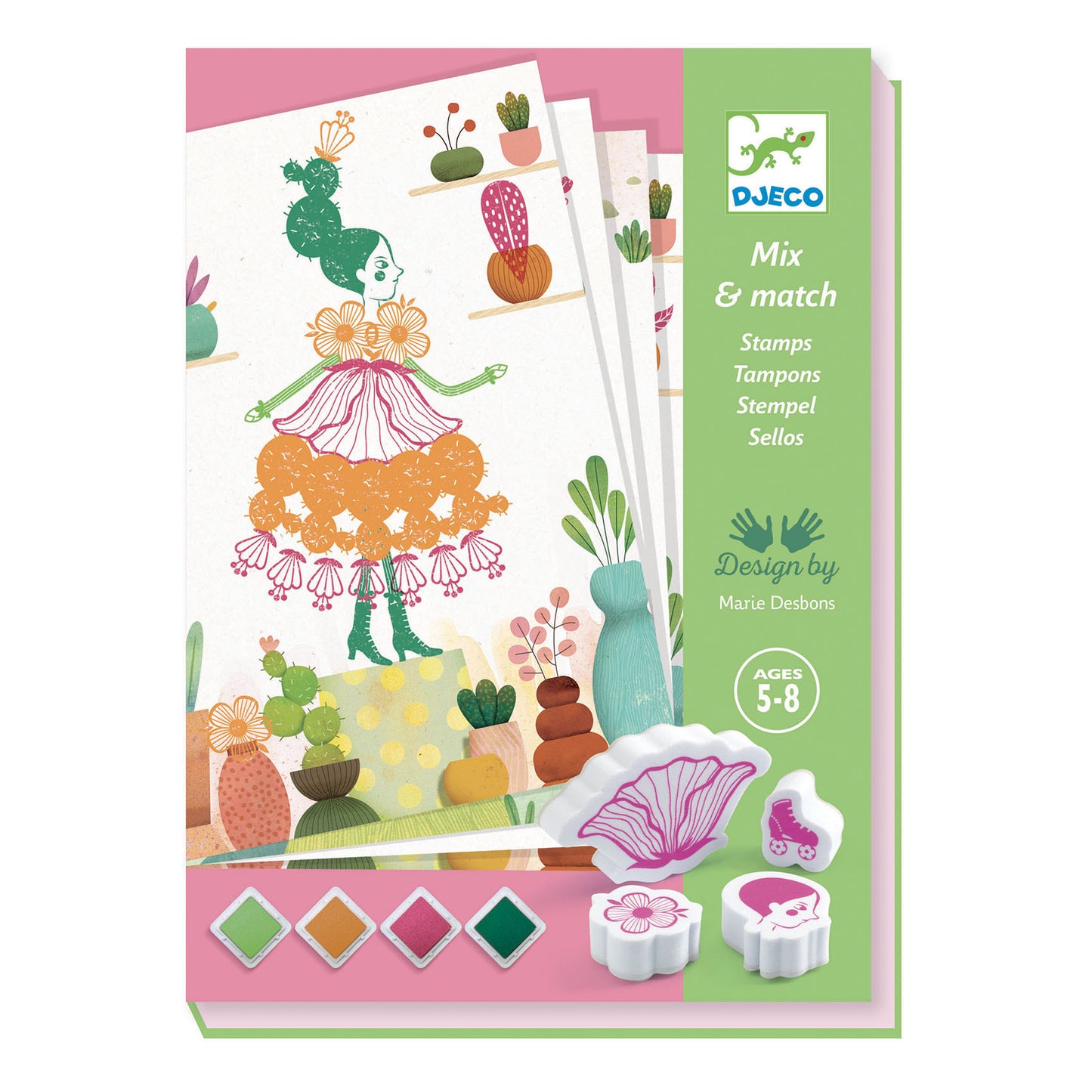 Tampons Mix&Match Flower girls