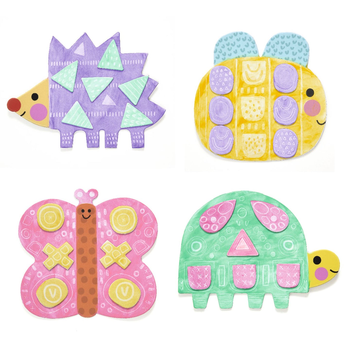 Peinture à doigts magique - Petites formes