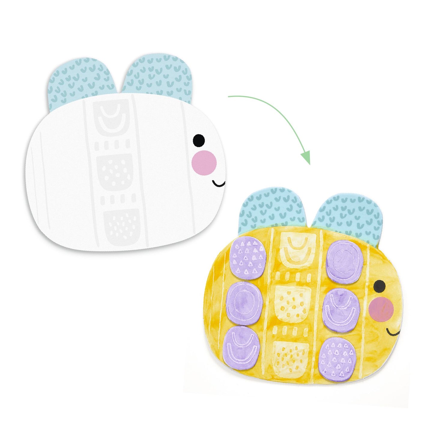 Peinture à doigts magique - Petites formes