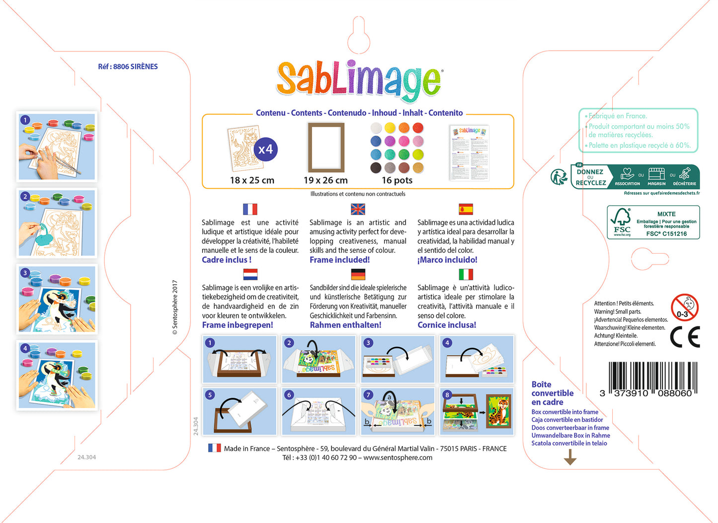 Sablimage Concept'Box Sirènes