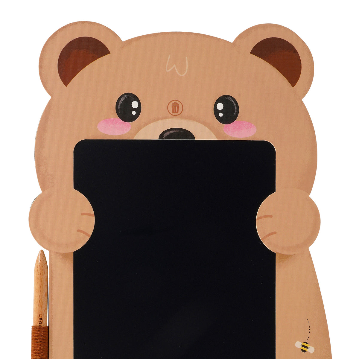 Ardoise Portable LCD en Carton - Teddy Bear - Magic Sketch Board