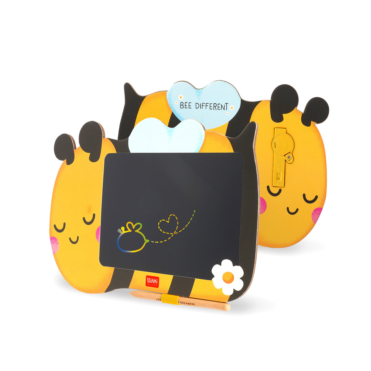 Ardoise Portable LCD en Carton - Abeille - Magic Sketch Board