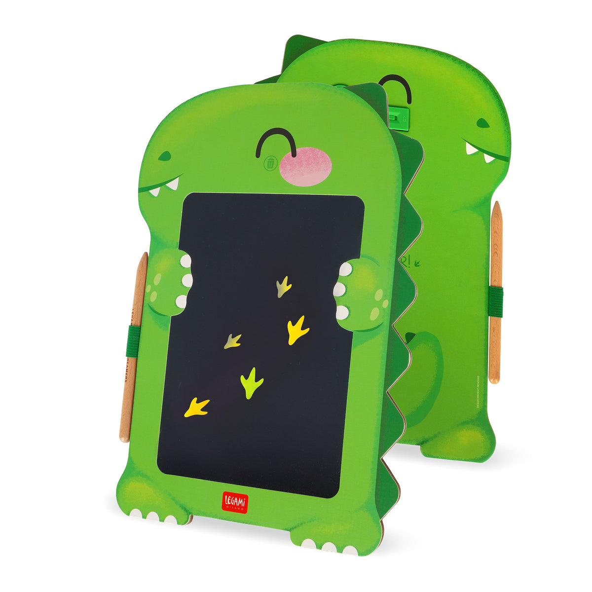 Ardoise Portable LCD en Carton - Dinosaure - Magic Sketch Board