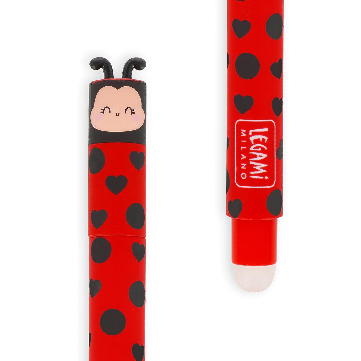 Stylo à Encre Gel Effaçable Ladybug « Get Lucky»