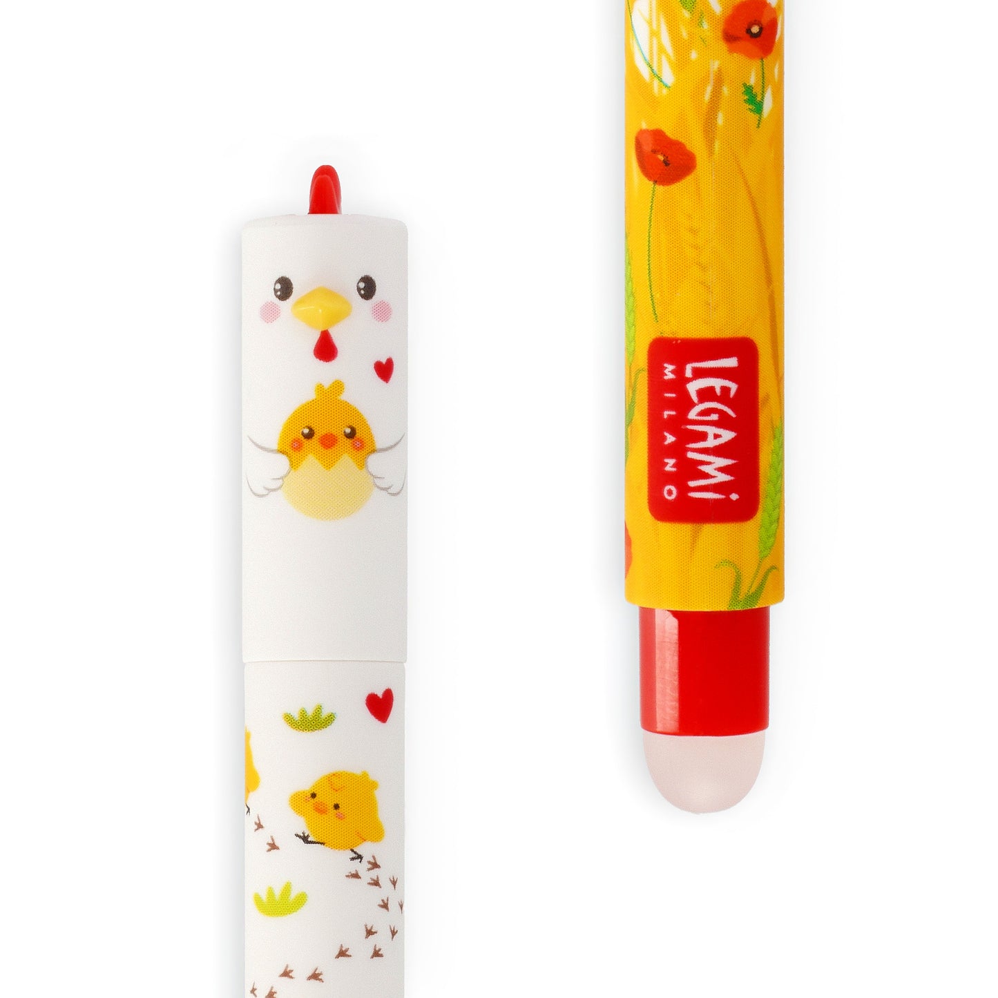 Stylo effaçable Poule