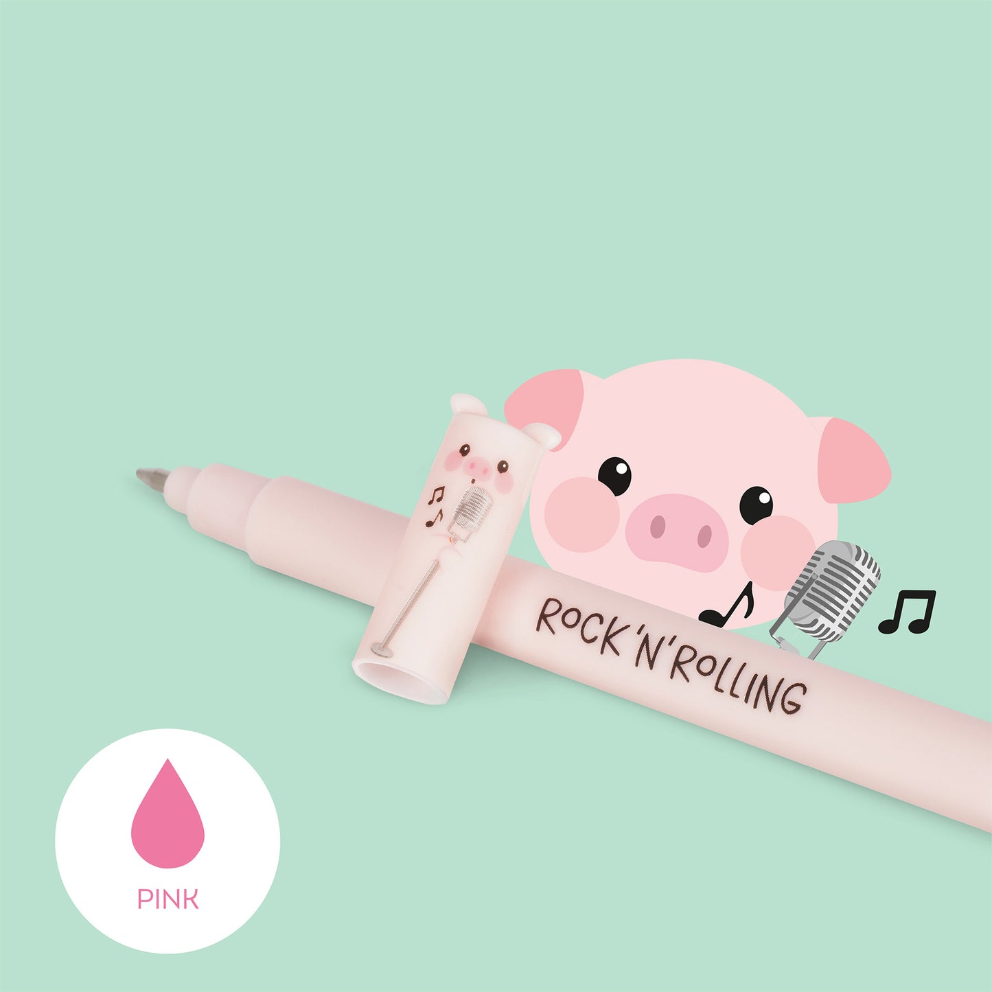 Set de 4 Stylos à Encre Gel Effaçable - Ferme