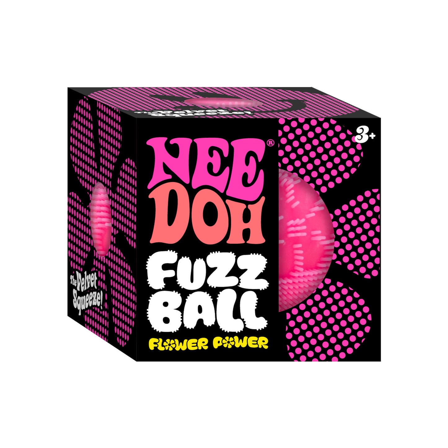 Needoh Fuzz Ball Flower Power - Coloris Aléatoire