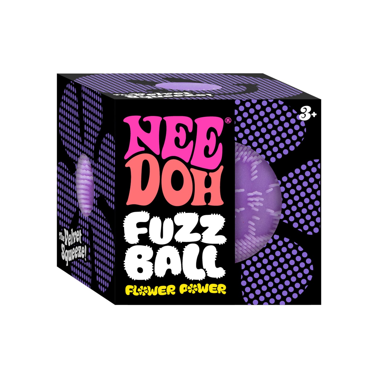 Needoh Fuzz Ball Flower Power - Coloris Aléatoire