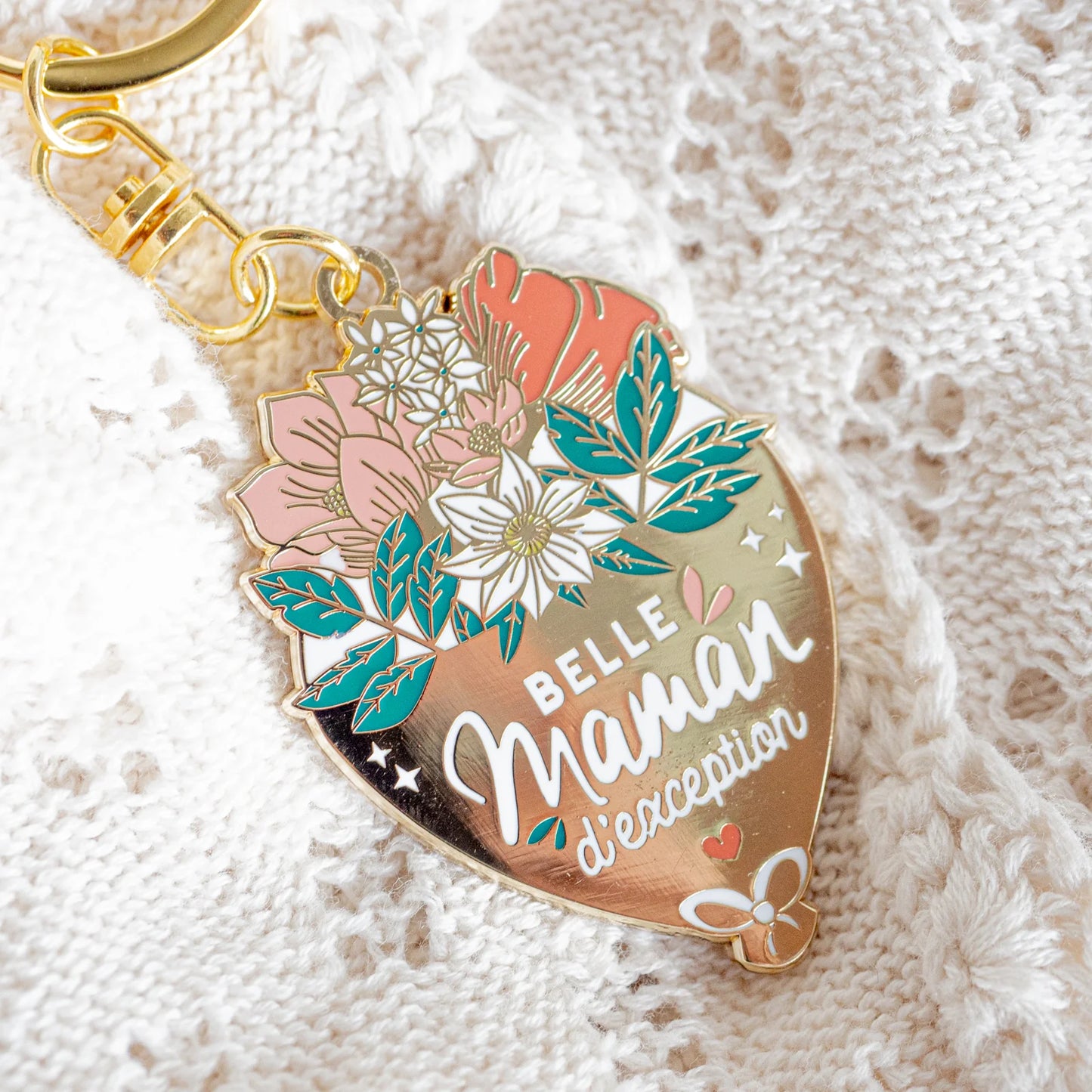 Porte clés "Belle maman d'exception"