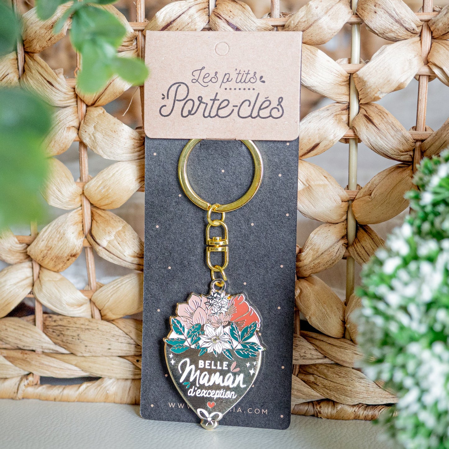 Porte clés "Belle maman d'exception"