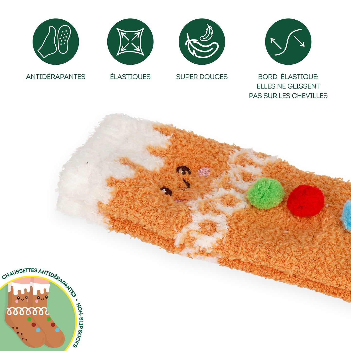 Chaussettes Antidérapantes Noel ADULTE - Divers Modèles