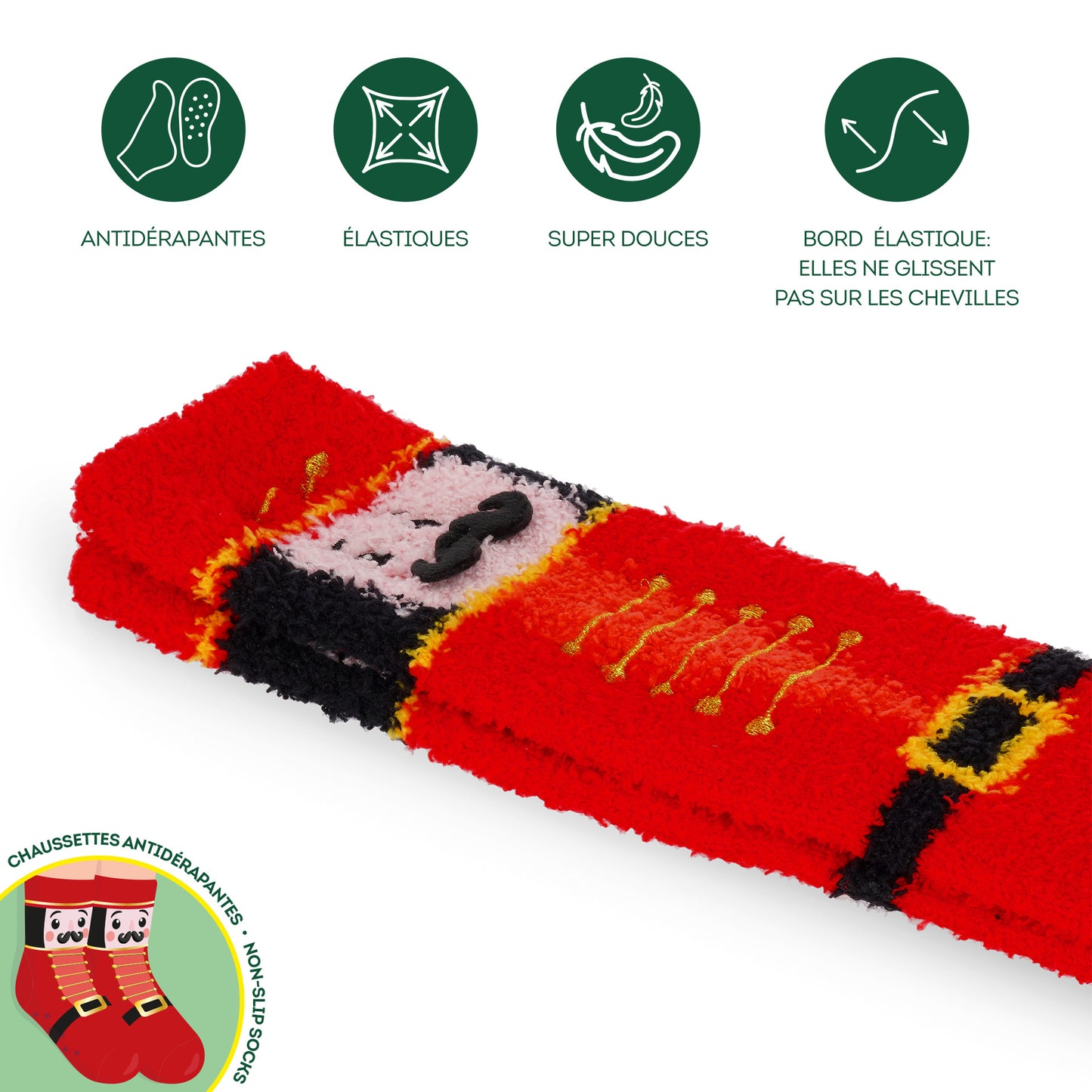 Chaussettes Antidérapantes Noel ADULTE - Divers Modèles