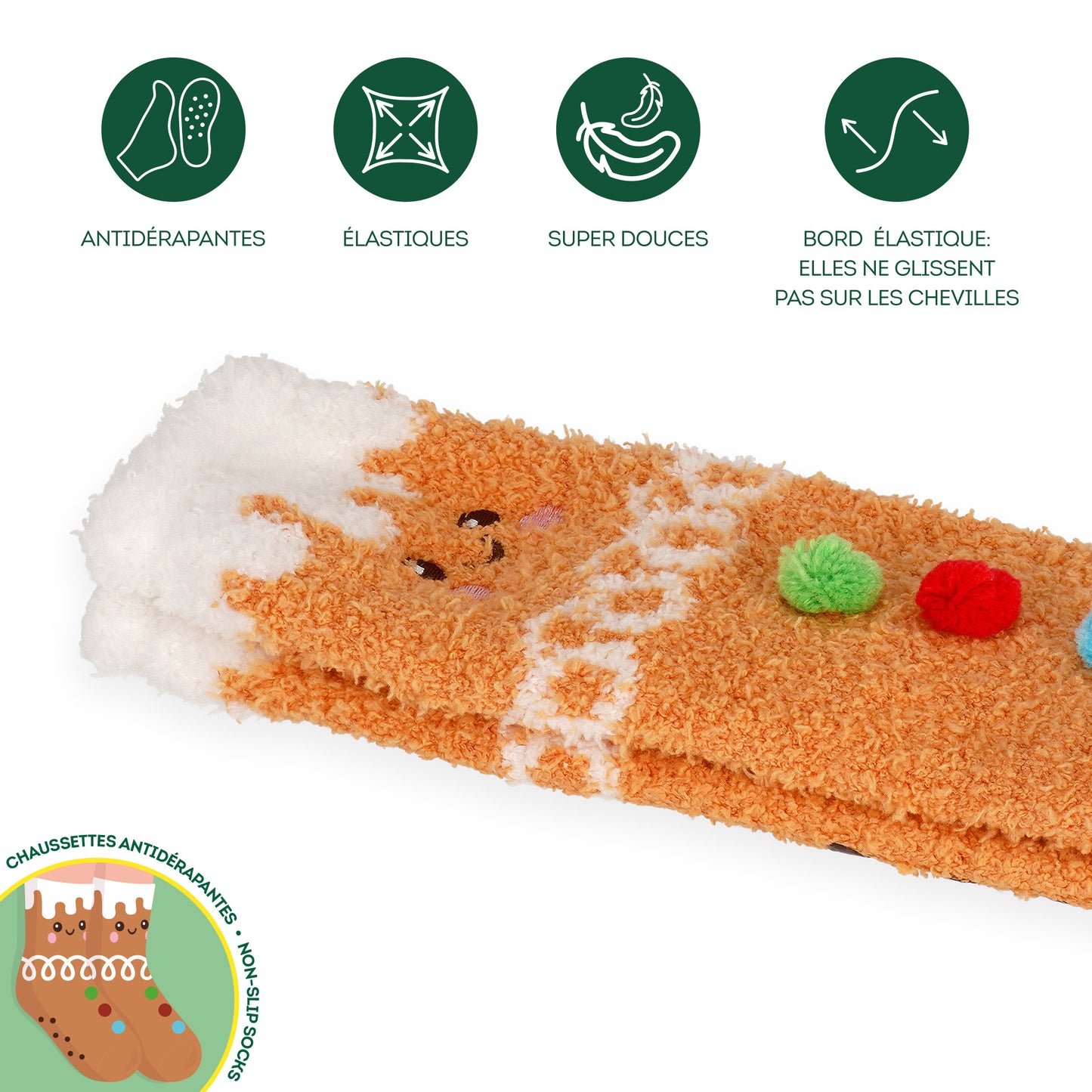 Chaussettes Antidérapantes Noel ENFANT - Divers Modèles