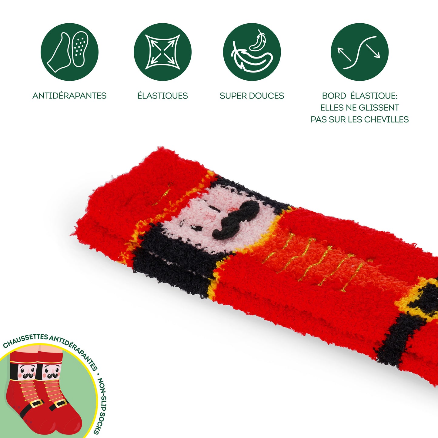 Chaussettes Antidérapantes Noel ENFANT - Divers Modèles