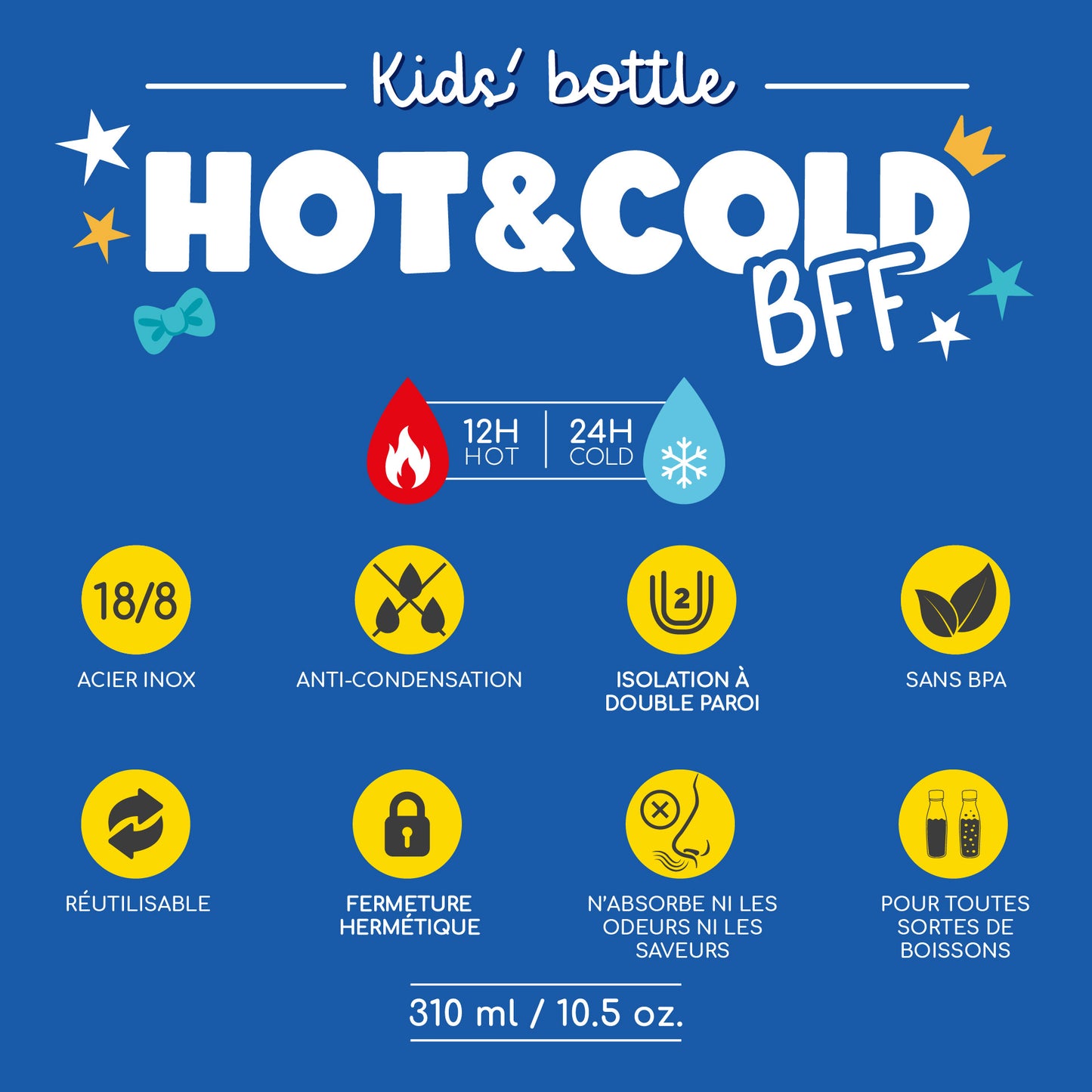 Gourde Thermique pour Enfant 310ml - Penguin