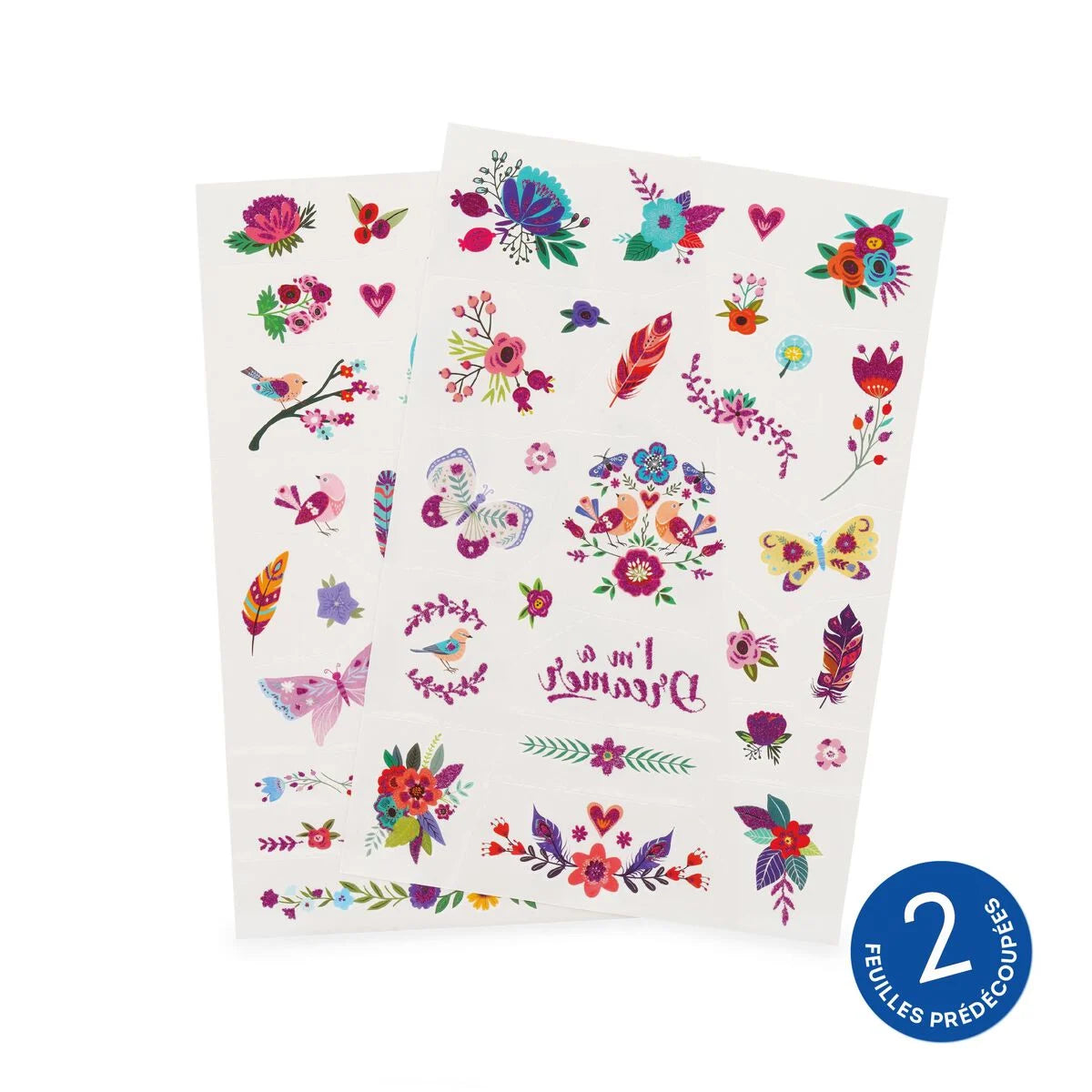 Tatouages Éphémères Flowers
