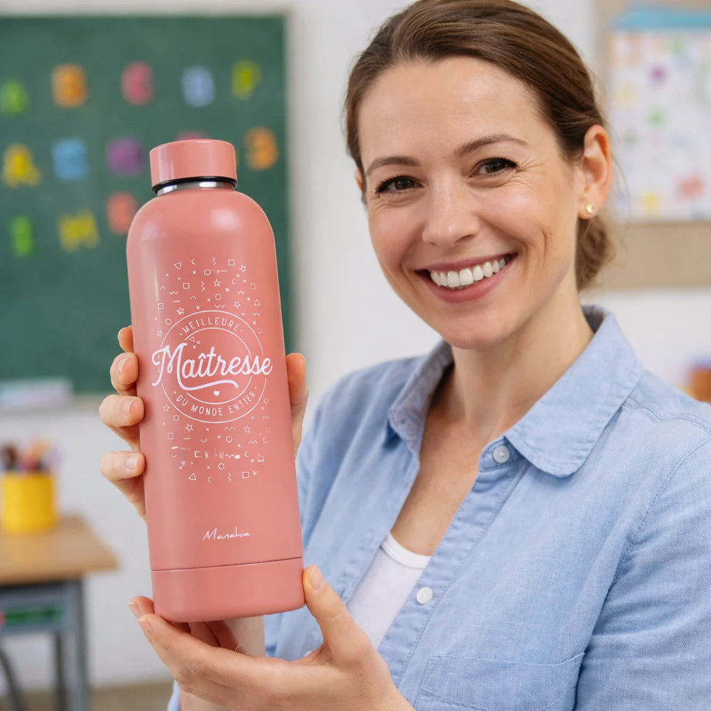 Bouteille isotherme Maitresse