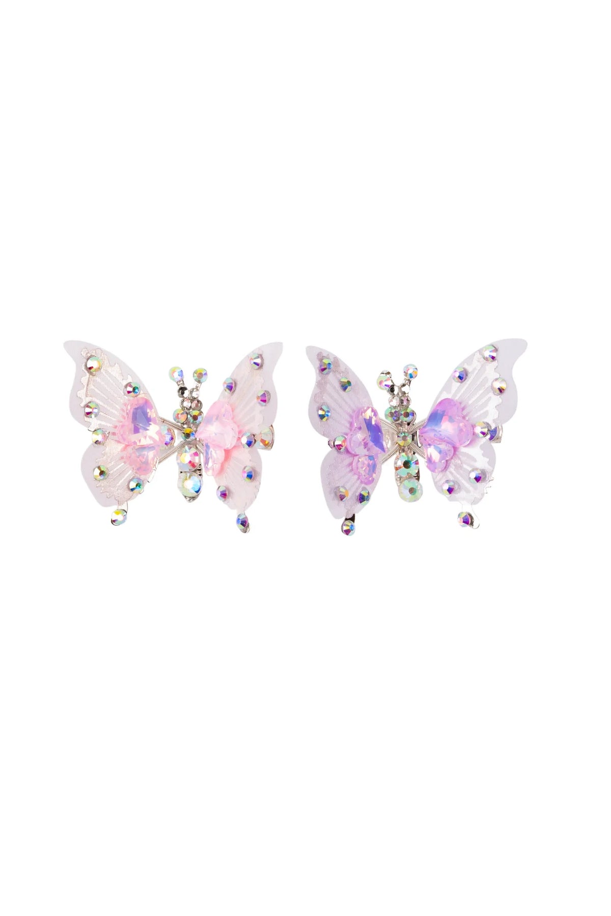 Barrettes Papillons sautilleur - 2 coloris