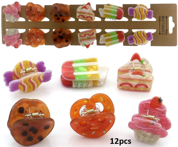 Mini pinces à cheveux Dessert