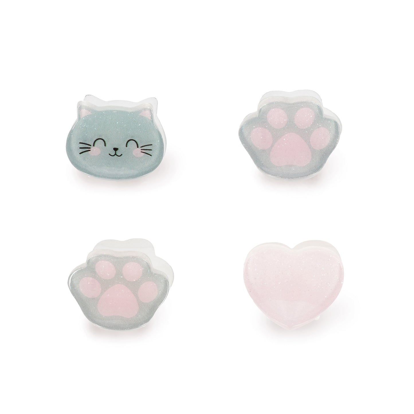 Set de 4 Mini Barrettes à Cheveux Kitty - Clip me up!