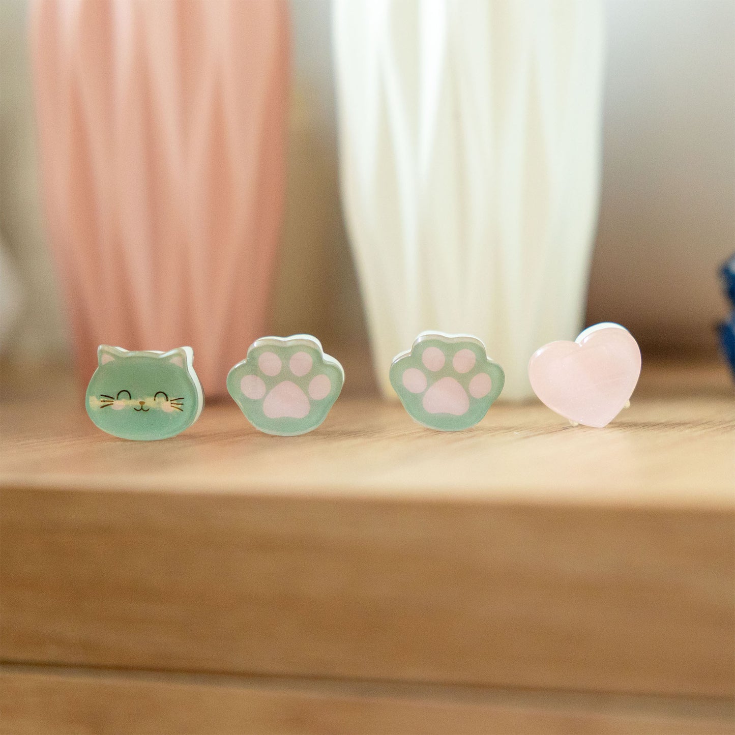 Set de 4 Mini Barrettes à Cheveux Kitty - Clip me up!